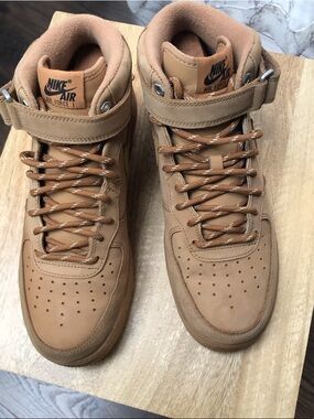 Nike Air Force 1 Mid Men’s Sneakers - Tan/Brown